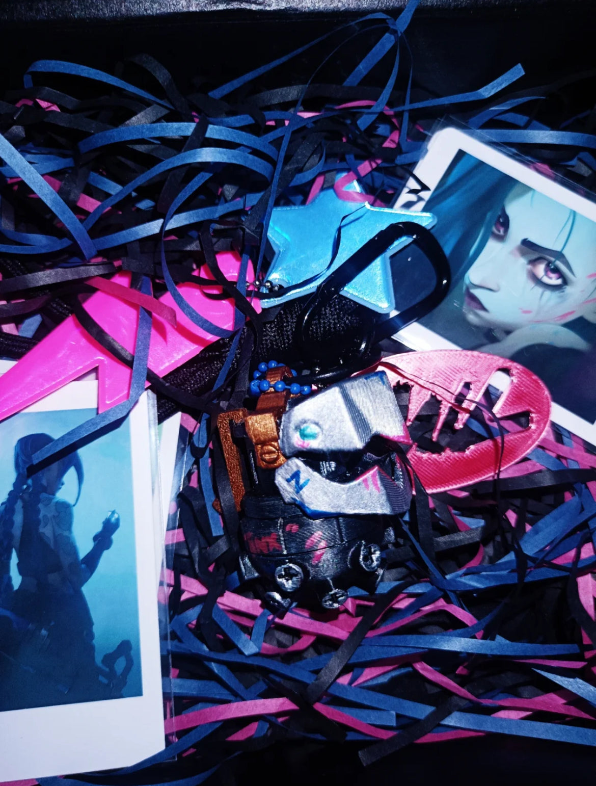 Arcane: Jinx's Chomper Grenade Keychain