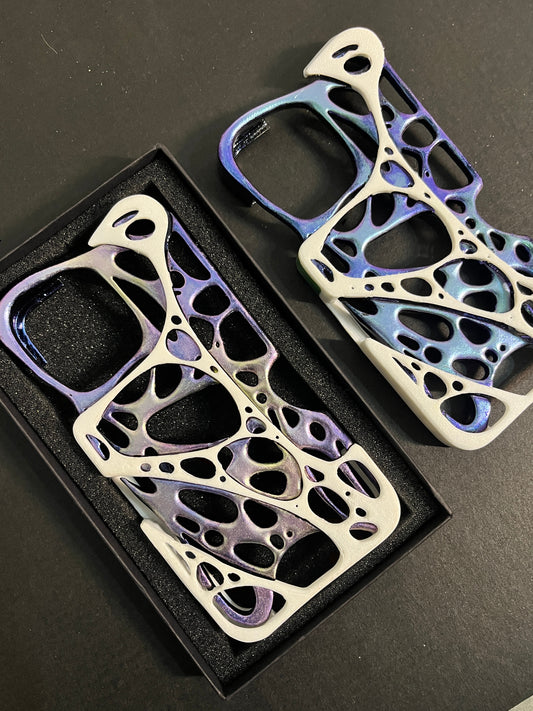 Inspired by Arcane: Organic Mutation Phone Decorative Case(Light Purple Gold)
