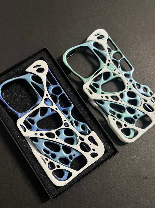 Inspired by Arcane: Organic Mutation Phone Decorative Case(Sister Blue)