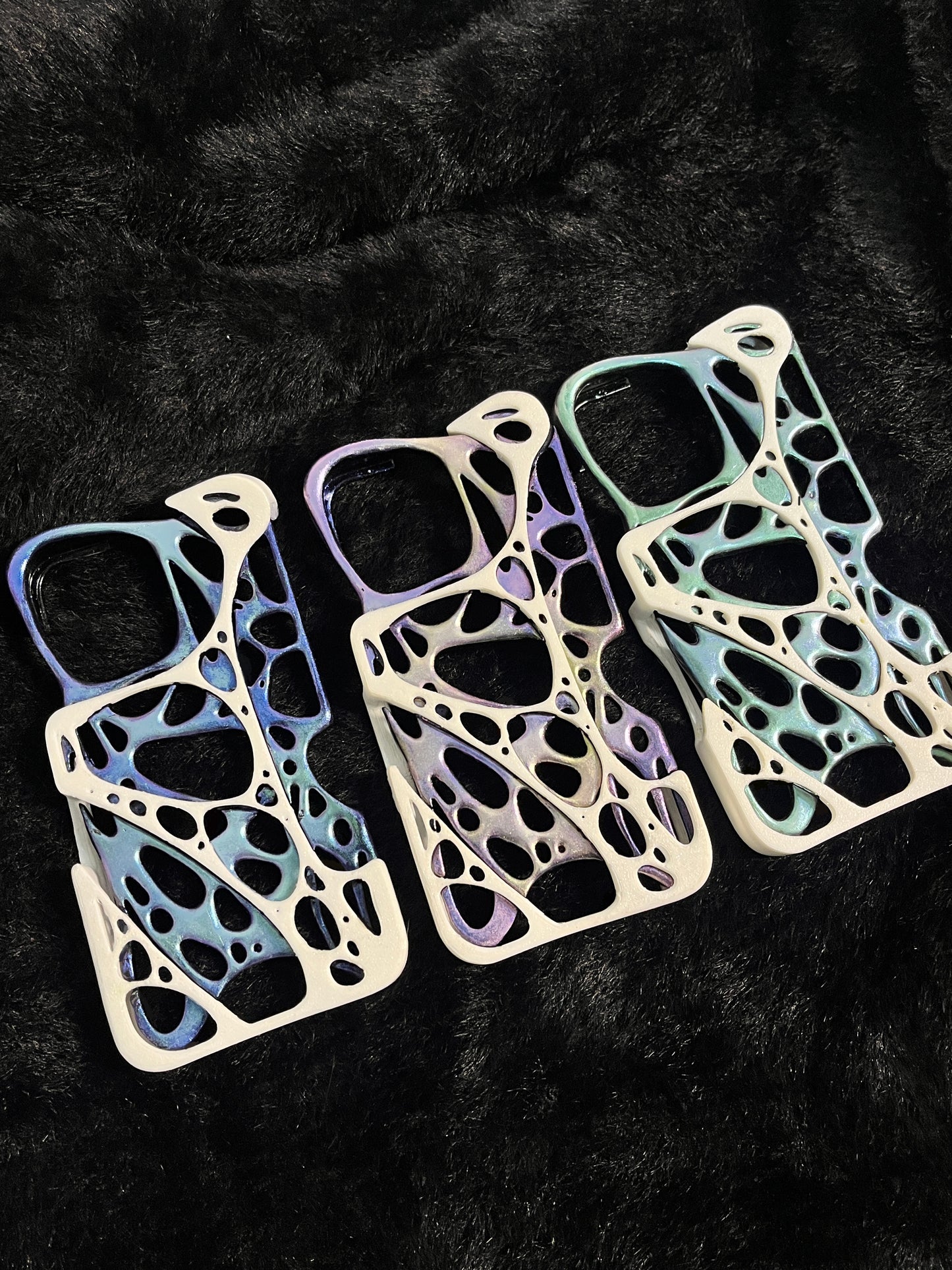 Inspired by Arcane: Organic Mutation Phone Decorative Case(Sister Blue)