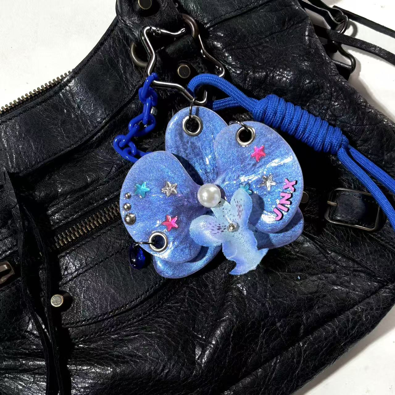 Jinx & Vi Twin Flowers | Handmade Resin Phalaenopsis Pendant