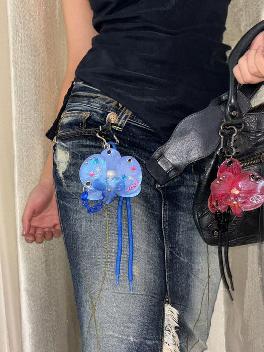 Jinx & Vi Twin Flowers | Handmade Resin Phalaenopsis Pendant