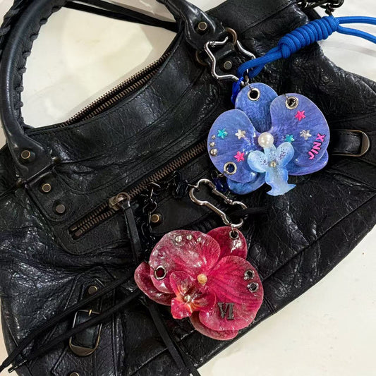 Jinx & Vi Twin Flowers | Handmade Resin Phalaenopsis Pendant